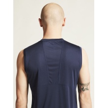 Craft Sport Tank Rush 2.0 Sleeveless Singlet (100% recycled Polyester) navy blue Men's