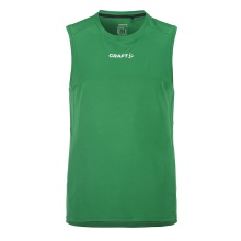 Craft Sport Tank Rush 2.0 Sleeveless Singlet (100% recycled Polyester) green Men's