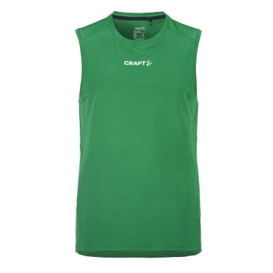 Craft Sport Tank Rush 2.0 Sleeveless Singlet (100% recycled Polyester) green Men's