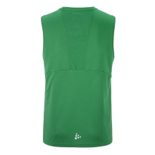 Craft Sport Tank Rush 2.0 Sleeveless Singlet (100% recycled Polyester) green Men's