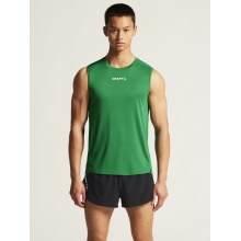 Craft Sport Tank Rush 2.0 Sleeveless Singlet (100% recycled Polyester) green Men's