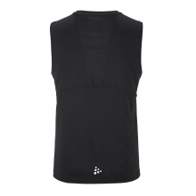 Craft Sport Tank Rush 2.0 Sleeveless Singlet (100% recycled Polyester) black Men's