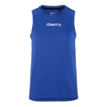 Craft Sport Tank Rush 2.0 Sleeveless Singlet (100% recycled Polyester) cobalt blue children