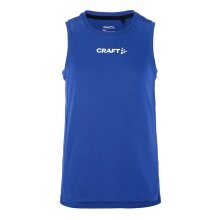 Craft Sport Tank Rush 2.0 Sleeveless Singlet (100% recycled Polyester) cobalt blue children