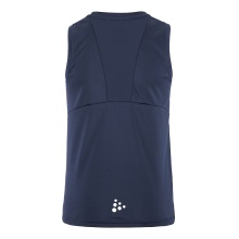 Craft Sport Tank Rush 2.0 Sleeveless Singlet (100% recycled Polyester) navy blue Kids