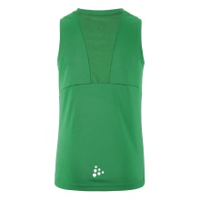 Craft Sport Tank Rush 2.0 Sleeveless Singlet (100% recycled Polyester) green Kids