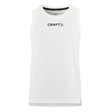 Craft Sport Tank Rush 2.0 Sleeveless Singlet (100% recycled Polyester) white Kids