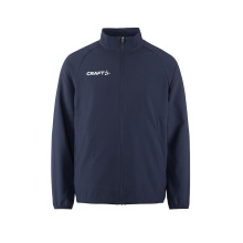 Craft Sport Training Jacket Rush 2.0 Full Zip (high elasticity) navy blue Children