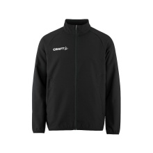 Craft Sport Training Jacket Rush 2.0 Full Zip (high elasticity) black Children