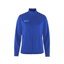 Craft Sport Training Jacket Squad Go Full Zip (Side Pockets with Zipper) Cobalt Blue Ladies