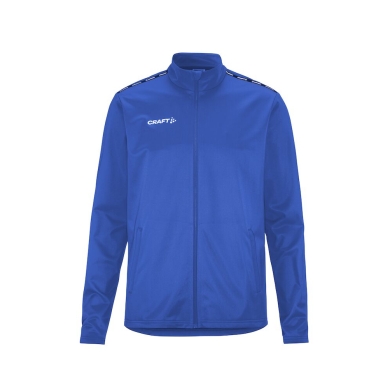 Craft Sport Training Jacket Squad Go Full Zip (Side Pockets with Zip) cobalt blue Men's