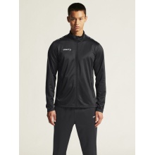 Craft Sport Training Jacket Squad Go Full Zip (Side Pockets with Zipper) Black Men's