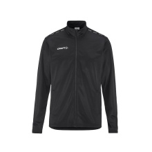 Craft Sport Training Jacket Squad Go Full Zip (Side Pockets with Zipper) Black Men's