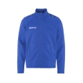 Craft Sport Training Jacket Squad Go Full Zip (Side Pockets with Zip) Cobalt Blue Kids