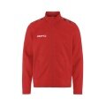 Craft Sport Training Jacket Squad Go Full Zip (Side Pockets with Zipper) red Kids