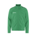 Craft Sport Training Jacket Squad Go Full Zip (Side Pockets with Zip) Green Kids