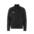 Craft Sport Training Jacket Squad Go Full Zip (Side Pockets with Zip) Black Kids