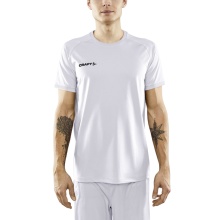 Craft Sport T-shirt Progress Indoor Jersey (elastic material) white men's