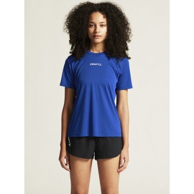 Craft Sport T-shirt Squad Go Function Tee (lightweight, quick-drying) cobalt blue Ladies