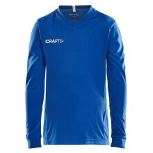 Craft Sport Long-sleeved Shirt (Jersey) Squad Solid - high elasticity, ergonomic design - royal blue Children