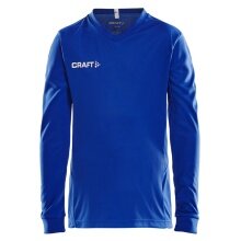 Craft Sport Long-sleeved Shirt (Jersey) Squad Solid - high elasticity, ergonomic design - cobalt blue Kids