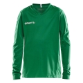 Craft Sport Long-sleeved Shirt (Jersey) Squad Solid - high elasticity, ergonomic design - green Kids