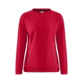 Craft Sweatshirt Core Soul Crew (comfortable fit, front zipper) red Women