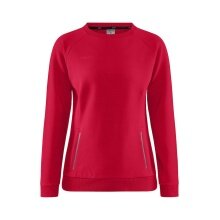 Craft Sweatshirt Core Soul Crew (comfortable fit, front zipper) red Women