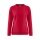 Craft Sweatshirt Core Soul Crew (comfortable fit, front zipper) red Women