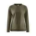 Craft Sweatshirt Core Soul Crew (comfortable fit, front zipper) khaki green Women