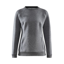 Craft Sweatshirt Core Soul Crew (comfortable fit, front zipper) dark grey Women