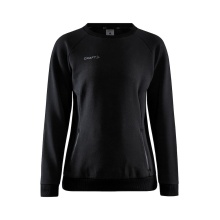 Craft Sweatshirt Core Soul Crew (comfortable fit, front zipper) black Women