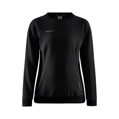 Craft Sweatshirt Core Soul Crew (comfortable fit, front zipper) black Women