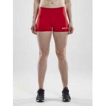 Craft Sport-Tight Squad Hotpants (functional material, tight-fitting) short red Women