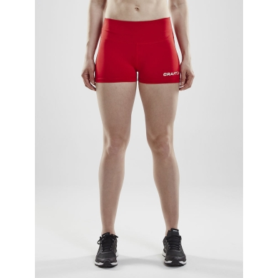 Craft Sport-Tight Squad Hotpants (functional material, tight-fitting) short red Women