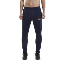 Craft Training Trousers Progress Pant (Side Pockets with Zip) Long Navy Blue/White Men's