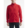 Craft Training Jacket Core Soul Full Zip (Front Zipper, Soft Material) Red Men