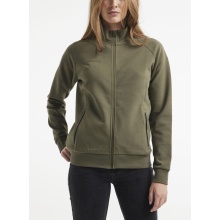 Craft Training Jacket Core Soul Full Zip (Front Zipper, Soft Material) Khaki Green Women