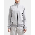 Craft Training Jacket Core Soul Full Zip (front zipper, soft material) light grey Women