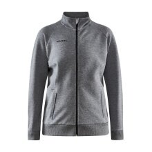 Craft Training Jacket Core Soul Full Zip (Front Zipper, Soft Material) Dark Grey Women