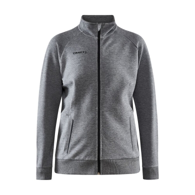 Craft Training Jacket Core Soul Full Zip (Front Zipper, Soft Material) Dark Grey Women