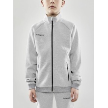 Craft Training Jacket Core Soul Full Zip (Front Zipper, Soft Material) Light Grey Boys