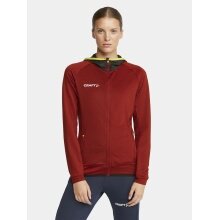 Craft Training Jacket Extend Full Zip (with zipper pockets, elastic material) burgundy Women