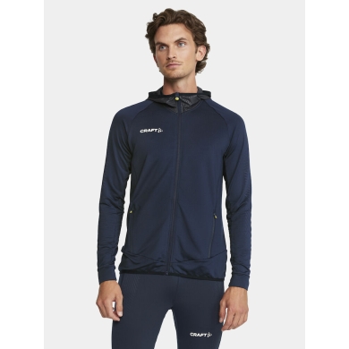 Craft Training Jacket Extend Full Zip (with zipper pockets, elastic material) navy blue Men