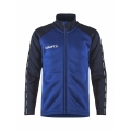 Craft Sport Training Jacket Squad 2.0 Full Zip (with side pockets, elastic functional material) cobalt blue Kids