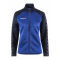 Craft Sport Training Jacket Squad 2.0 Full Zip (with side pockets, elastic functional material) cobalt blue Women