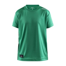 Craft Sport T-shirt Community Function (100% Polyester, quick-drying) green Kids