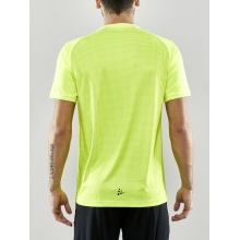 Craft Sport T-shirt Evolve Referee (rec. Polyester, Mesh Inserts) neon yellow Men