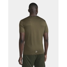 Craft Sport T-shirt Extend Jersey (rec. Polyester, Mesh inserts) khaki green Men