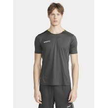 Craft Sport T-shirt Extend Jersey (recycled Polyester, Mesh inserts) asphalt grey Men